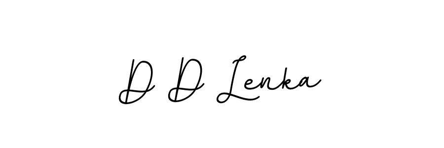 D D Lenka stylish signature style. Best Handwritten Sign (BallpointsItalic-DORy9) for my name. Handwritten Signature Collection Ideas for my name D D Lenka. D D Lenka signature style 11 images and pictures png