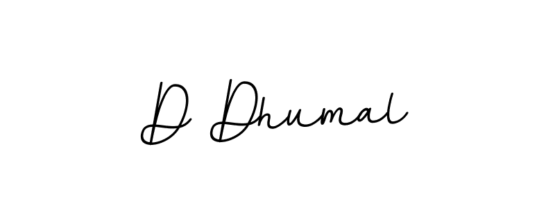 D Dhumal stylish signature style. Best Handwritten Sign (BallpointsItalic-DORy9) for my name. Handwritten Signature Collection Ideas for my name D Dhumal. D Dhumal signature style 11 images and pictures png