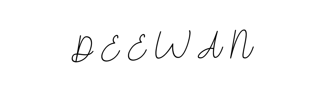 This is the best signature style for the D E E W A N name. Also you like these signature font (BallpointsItalic-DORy9). Mix name signature. D E E W A N signature style 11 images and pictures png