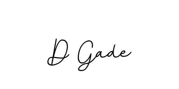 How to make D Gade name signature. Use BallpointsItalic-DORy9 style for creating short signs online. This is the latest handwritten sign. D Gade signature style 11 images and pictures png