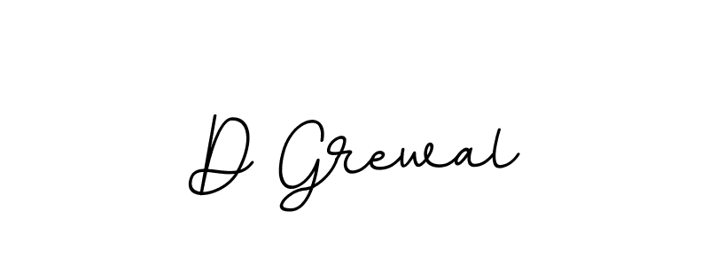 Make a beautiful signature design for name D Grewal. With this signature (BallpointsItalic-DORy9) style, you can create a handwritten signature for free. D Grewal signature style 11 images and pictures png