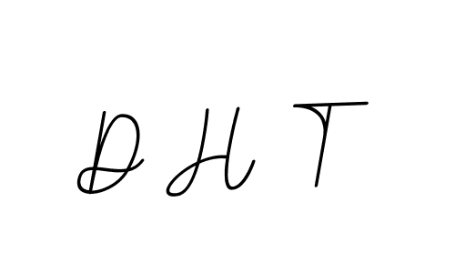 How to make D H T signature? BallpointsItalic-DORy9 is a professional autograph style. Create handwritten signature for D H T name. D H T signature style 11 images and pictures png