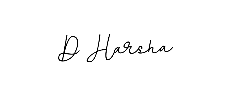 The best way (BallpointsItalic-DORy9) to make a short signature is to pick only two or three words in your name. The name D Harsha include a total of six letters. For converting this name. D Harsha signature style 11 images and pictures png