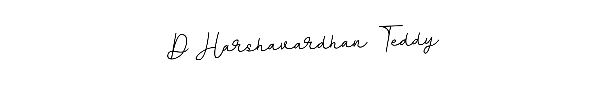 Create a beautiful signature design for name D Harshavardhan Teddy. With this signature (BallpointsItalic-DORy9) fonts, you can make a handwritten signature for free. D Harshavardhan Teddy signature style 11 images and pictures png
