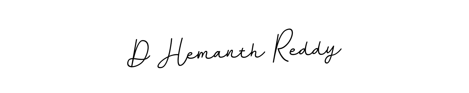 The best way (BallpointsItalic-DORy9) to make a short signature is to pick only two or three words in your name. The name D Hemanth Reddy include a total of six letters. For converting this name. D Hemanth Reddy signature style 11 images and pictures png