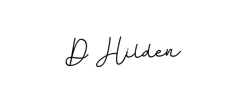 Use a signature maker to create a handwritten signature online. With this signature software, you can design (BallpointsItalic-DORy9) your own signature for name D Hilden. D Hilden signature style 11 images and pictures png