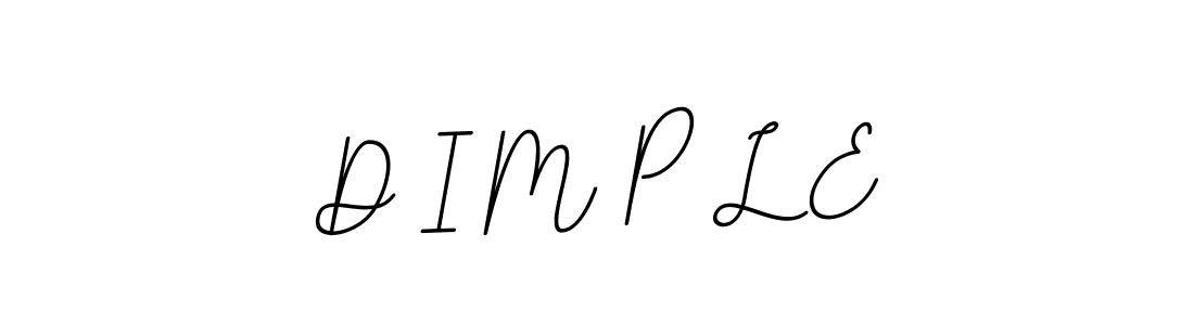 Create a beautiful signature design for name D I M P L E. With this signature (BallpointsItalic-DORy9) fonts, you can make a handwritten signature for free. D I M P L E signature style 11 images and pictures png
