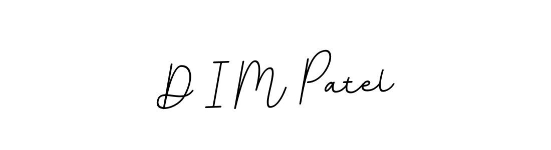 Create a beautiful signature design for name D I M Patel. With this signature (BallpointsItalic-DORy9) fonts, you can make a handwritten signature for free. D I M Patel signature style 11 images and pictures png