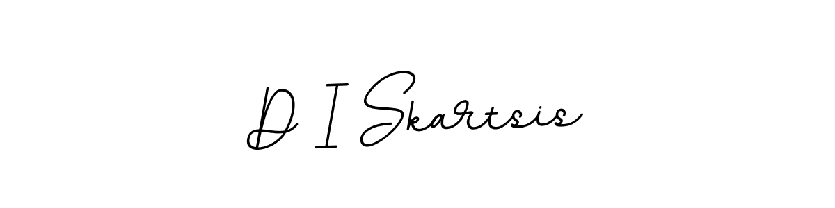 How to make D I Skartsis name signature. Use BallpointsItalic-DORy9 style for creating short signs online. This is the latest handwritten sign. D I Skartsis signature style 11 images and pictures png