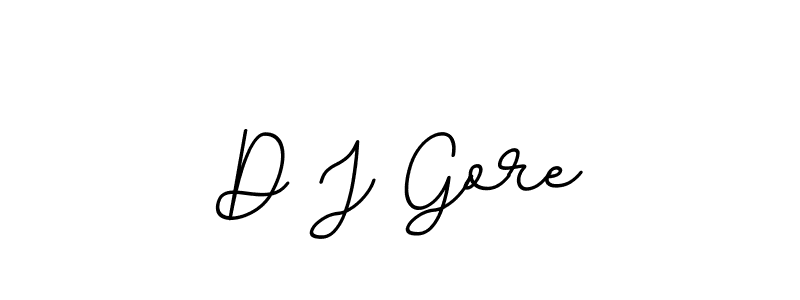 Also we have D J Gore name is the best signature style. Create professional handwritten signature collection using BallpointsItalic-DORy9 autograph style. D J Gore signature style 11 images and pictures png