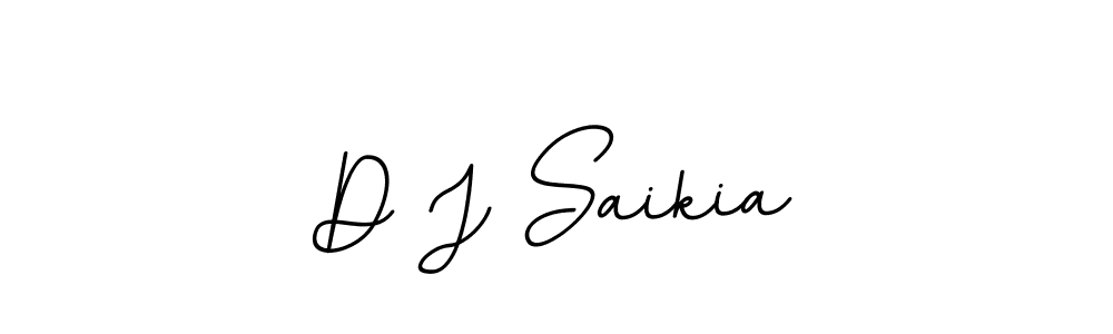 Use a signature maker to create a handwritten signature online. With this signature software, you can design (BallpointsItalic-DORy9) your own signature for name D J Saikia. D J Saikia signature style 11 images and pictures png