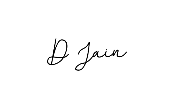 Create a beautiful signature design for name D Jain. With this signature (BallpointsItalic-DORy9) fonts, you can make a handwritten signature for free. D Jain signature style 11 images and pictures png