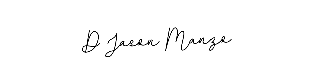 Make a beautiful signature design for name D Jason Manzo. With this signature (BallpointsItalic-DORy9) style, you can create a handwritten signature for free. D Jason Manzo signature style 11 images and pictures png