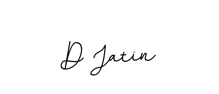 Use a signature maker to create a handwritten signature online. With this signature software, you can design (BallpointsItalic-DORy9) your own signature for name D Jatin. D Jatin signature style 11 images and pictures png