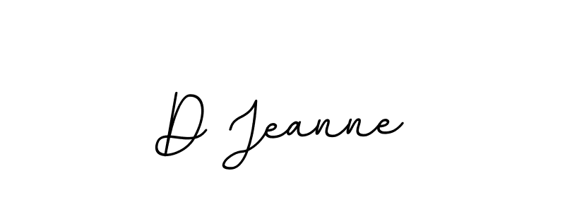 D Jeanne stylish signature style. Best Handwritten Sign (BallpointsItalic-DORy9) for my name. Handwritten Signature Collection Ideas for my name D Jeanne. D Jeanne signature style 11 images and pictures png