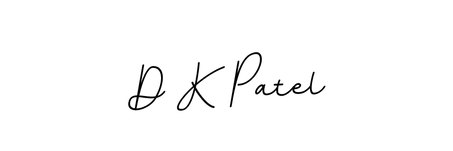 How to make D K Patel name signature. Use BallpointsItalic-DORy9 style for creating short signs online. This is the latest handwritten sign. D K Patel signature style 11 images and pictures png