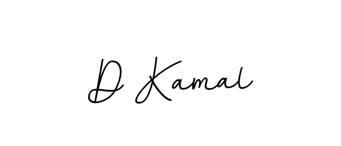 Use a signature maker to create a handwritten signature online. With this signature software, you can design (BallpointsItalic-DORy9) your own signature for name D Kamal. D Kamal signature style 11 images and pictures png