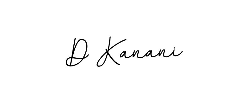 How to make D Kanani name signature. Use BallpointsItalic-DORy9 style for creating short signs online. This is the latest handwritten sign. D Kanani signature style 11 images and pictures png