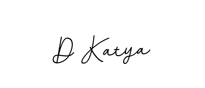 Use a signature maker to create a handwritten signature online. With this signature software, you can design (BallpointsItalic-DORy9) your own signature for name D Katya. D Katya signature style 11 images and pictures png