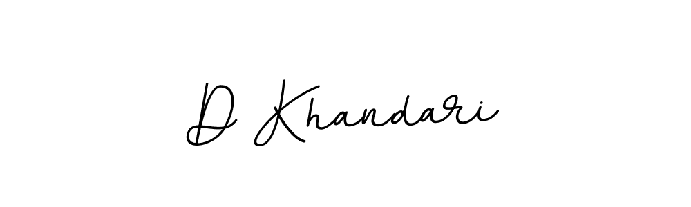 You should practise on your own different ways (BallpointsItalic-DORy9) to write your name (D Khandari) in signature. don't let someone else do it for you. D Khandari signature style 11 images and pictures png