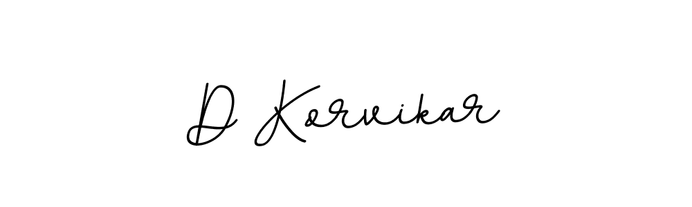 Create a beautiful signature design for name D Korvikar. With this signature (BallpointsItalic-DORy9) fonts, you can make a handwritten signature for free. D Korvikar signature style 11 images and pictures png