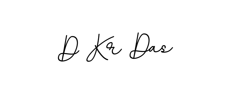 Design your own signature with our free online signature maker. With this signature software, you can create a handwritten (BallpointsItalic-DORy9) signature for name D Kr Das. D Kr Das signature style 11 images and pictures png