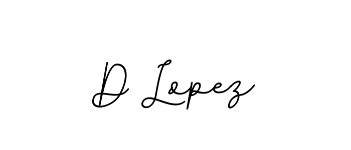 The best way (BallpointsItalic-DORy9) to make a short signature is to pick only two or three words in your name. The name D Lopez include a total of six letters. For converting this name. D Lopez signature style 11 images and pictures png