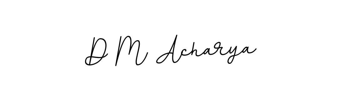 D M Acharya stylish signature style. Best Handwritten Sign (BallpointsItalic-DORy9) for my name. Handwritten Signature Collection Ideas for my name D M Acharya. D M Acharya signature style 11 images and pictures png