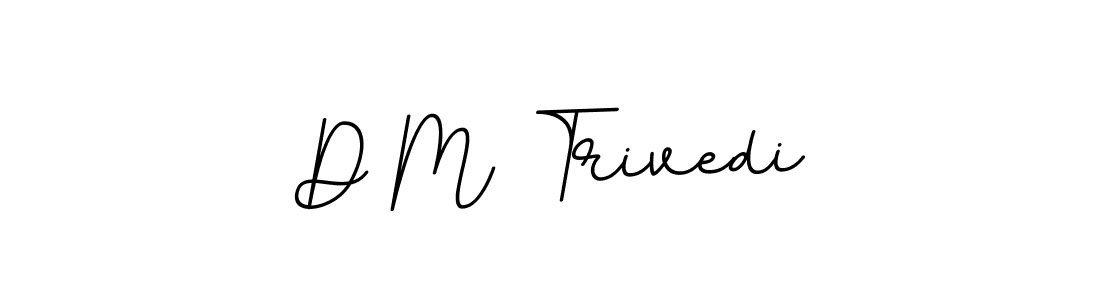The best way (BallpointsItalic-DORy9) to make a short signature is to pick only two or three words in your name. The name D M Trivedi include a total of six letters. For converting this name. D M Trivedi signature style 11 images and pictures png