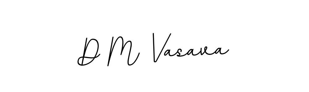 Also we have D M Vasava name is the best signature style. Create professional handwritten signature collection using BallpointsItalic-DORy9 autograph style. D M Vasava signature style 11 images and pictures png