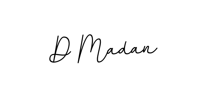 You should practise on your own different ways (BallpointsItalic-DORy9) to write your name (D Madan) in signature. don't let someone else do it for you. D Madan signature style 11 images and pictures png