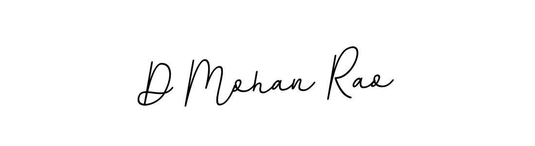 Make a beautiful signature design for name D Mohan Rao. With this signature (BallpointsItalic-DORy9) style, you can create a handwritten signature for free. D Mohan Rao signature style 11 images and pictures png
