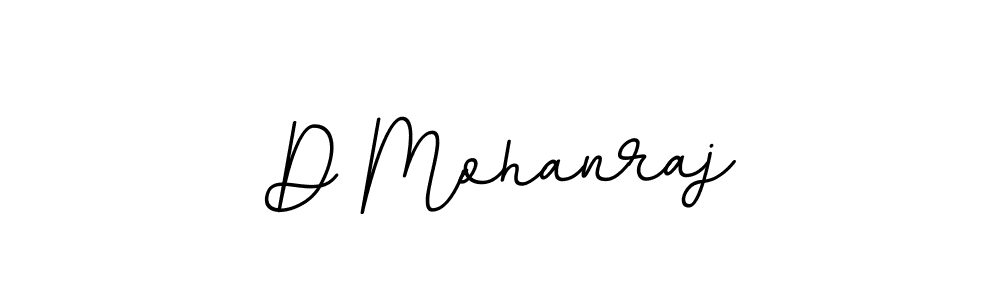 Make a beautiful signature design for name D Mohanraj. With this signature (BallpointsItalic-DORy9) style, you can create a handwritten signature for free. D Mohanraj signature style 11 images and pictures png