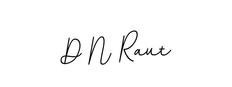 Make a beautiful signature design for name D N Raut. With this signature (BallpointsItalic-DORy9) style, you can create a handwritten signature for free. D N Raut signature style 11 images and pictures png