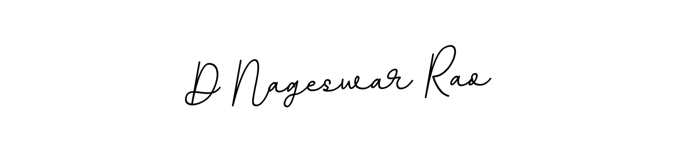 Make a beautiful signature design for name D Nageswar Rao. With this signature (BallpointsItalic-DORy9) style, you can create a handwritten signature for free. D Nageswar Rao signature style 11 images and pictures png