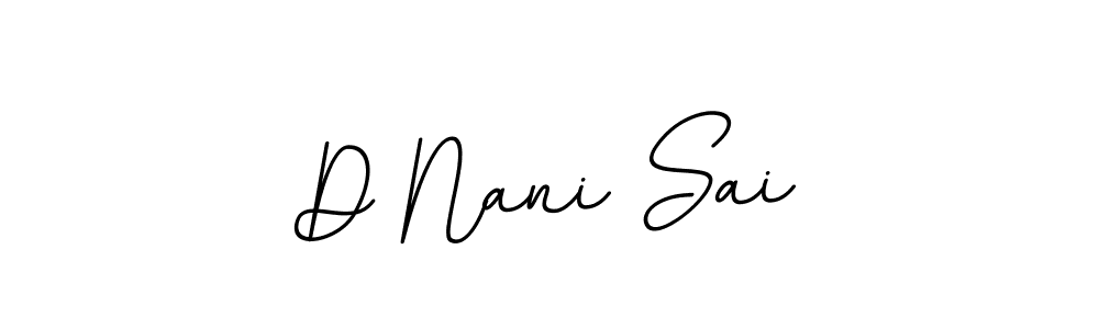 How to make D Nani Sai signature? BallpointsItalic-DORy9 is a professional autograph style. Create handwritten signature for D Nani Sai name. D Nani Sai signature style 11 images and pictures png