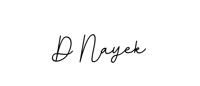 How to make D Nayek name signature. Use BallpointsItalic-DORy9 style for creating short signs online. This is the latest handwritten sign. D Nayek signature style 11 images and pictures png