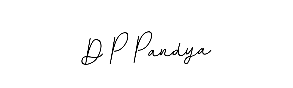 Design your own signature with our free online signature maker. With this signature software, you can create a handwritten (BallpointsItalic-DORy9) signature for name D P Pandya. D P Pandya signature style 11 images and pictures png