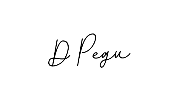 Design your own signature with our free online signature maker. With this signature software, you can create a handwritten (BallpointsItalic-DORy9) signature for name D Pegu. D Pegu signature style 11 images and pictures png