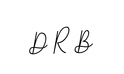 Also we have D R B name is the best signature style. Create professional handwritten signature collection using BallpointsItalic-DORy9 autograph style. D R B signature style 11 images and pictures png