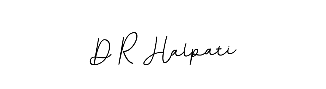 Make a beautiful signature design for name D R Halpati. With this signature (BallpointsItalic-DORy9) style, you can create a handwritten signature for free. D R Halpati signature style 11 images and pictures png