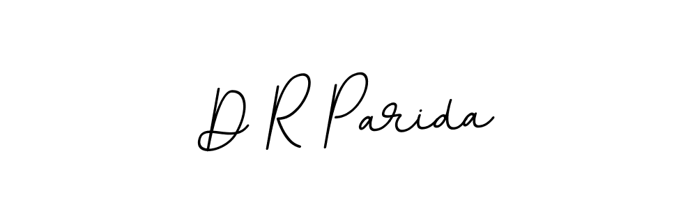 Use a signature maker to create a handwritten signature online. With this signature software, you can design (BallpointsItalic-DORy9) your own signature for name D R Parida. D R Parida signature style 11 images and pictures png