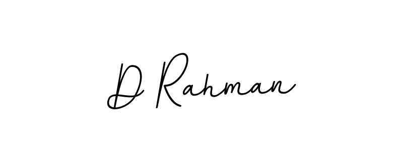 Design your own signature with our free online signature maker. With this signature software, you can create a handwritten (BallpointsItalic-DORy9) signature for name D Rahman. D Rahman signature style 11 images and pictures png