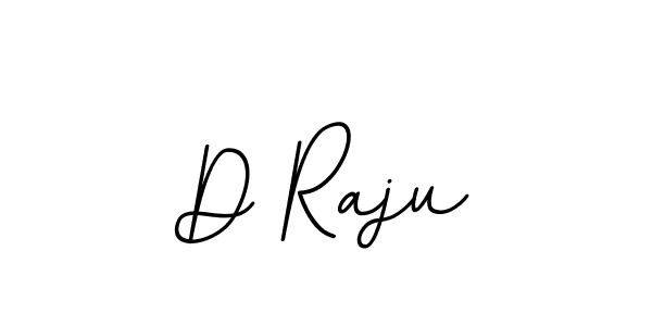 How to make D Raju name signature. Use BallpointsItalic-DORy9 style for creating short signs online. This is the latest handwritten sign. D Raju signature style 11 images and pictures png
