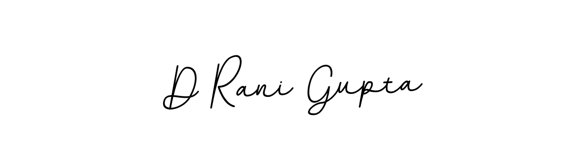 The best way (BallpointsItalic-DORy9) to make a short signature is to pick only two or three words in your name. The name D Rani Gupta include a total of six letters. For converting this name. D Rani Gupta signature style 11 images and pictures png