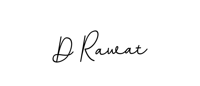 Create a beautiful signature design for name D Rawat. With this signature (BallpointsItalic-DORy9) fonts, you can make a handwritten signature for free. D Rawat signature style 11 images and pictures png