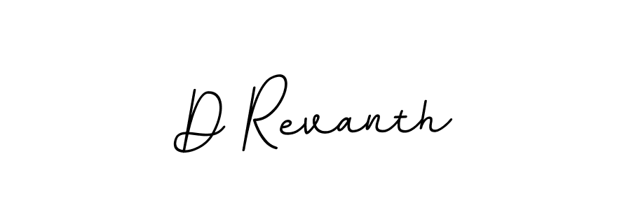 Use a signature maker to create a handwritten signature online. With this signature software, you can design (BallpointsItalic-DORy9) your own signature for name D Revanth. D Revanth signature style 11 images and pictures png