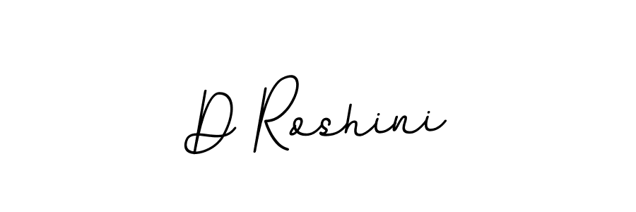 Use a signature maker to create a handwritten signature online. With this signature software, you can design (BallpointsItalic-DORy9) your own signature for name D Roshini. D Roshini signature style 11 images and pictures png