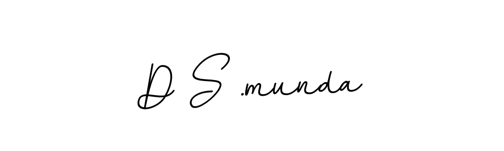 The best way (BallpointsItalic-DORy9) to make a short signature is to pick only two or three words in your name. The name D S .munda include a total of six letters. For converting this name. D S .munda signature style 11 images and pictures png