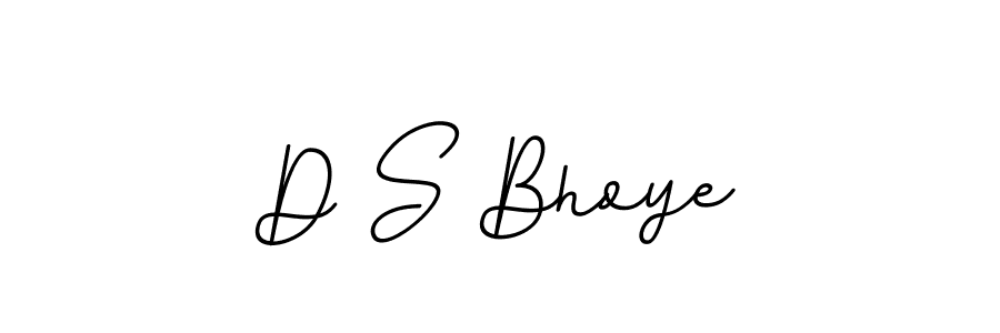 D S Bhoye stylish signature style. Best Handwritten Sign (BallpointsItalic-DORy9) for my name. Handwritten Signature Collection Ideas for my name D S Bhoye. D S Bhoye signature style 11 images and pictures png